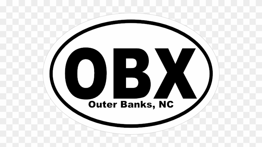 Medium Obx Oval Sticker - Obx Sticker Clipart