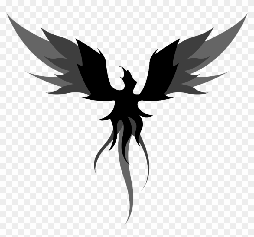 Flying Phoenix Tattoo - Phoenix Tattoo Png Clipart #1000086