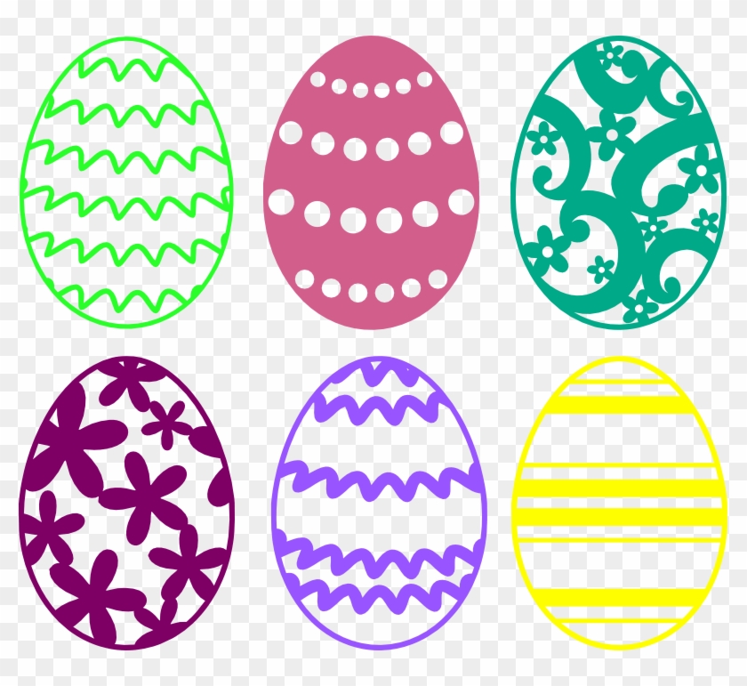 Easter Eggs Clipart File - Easter Egg Svg Free - Png Download #1000166