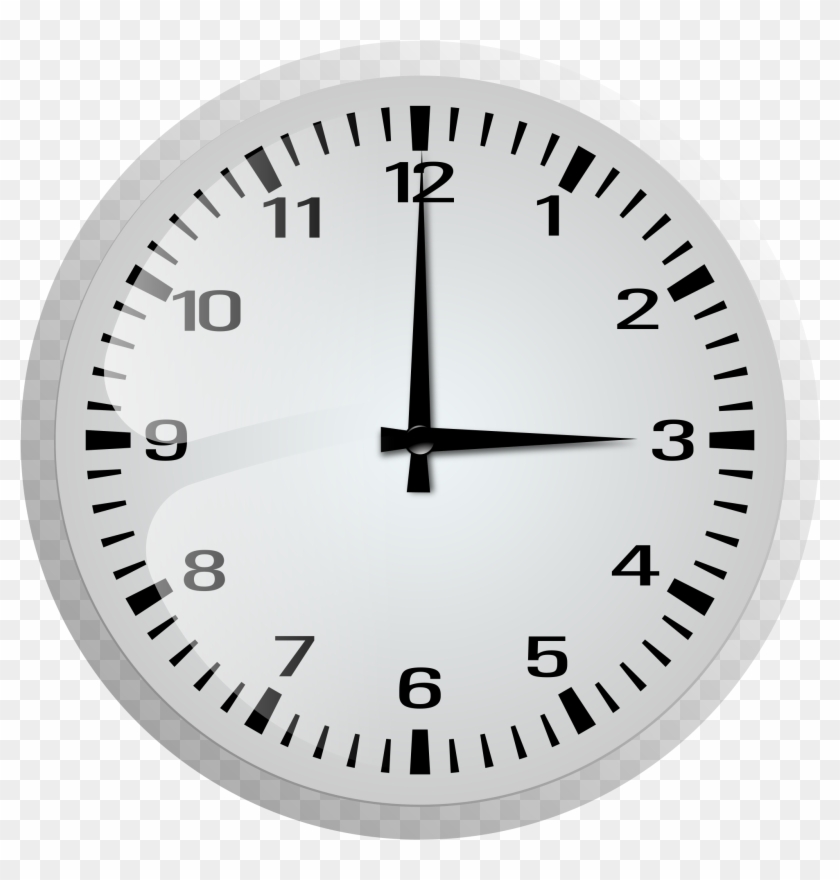 Jpg Free Wall Clock Clip Art At Clker - Wall Clock Clip Art - Png Download