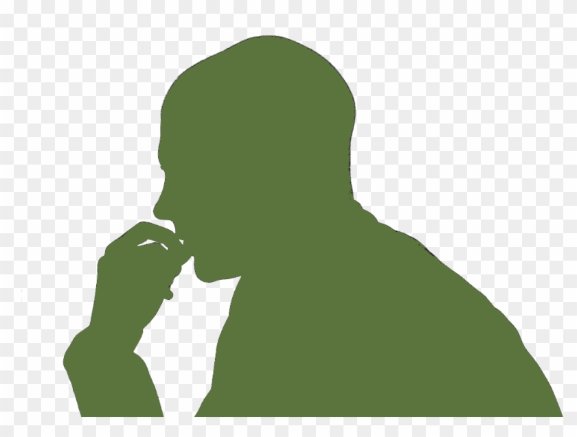 Thinking Man Png Image - Silhouette Clipart