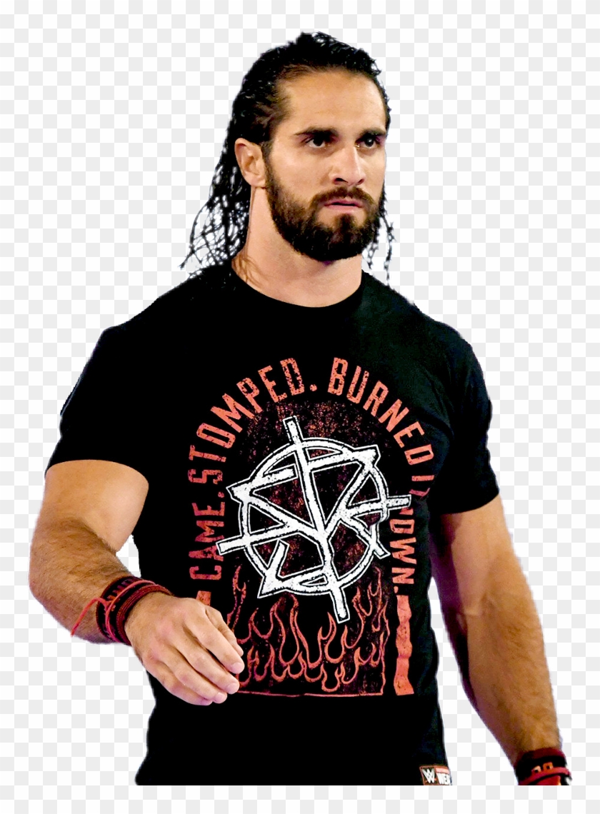 Sethrollins Sticker - Seth Rollins Came Stomped Burned It Down Clipart