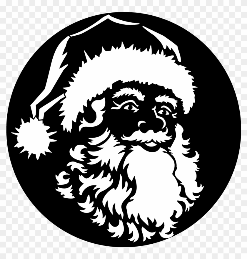Santa's Face - Illustration Clipart