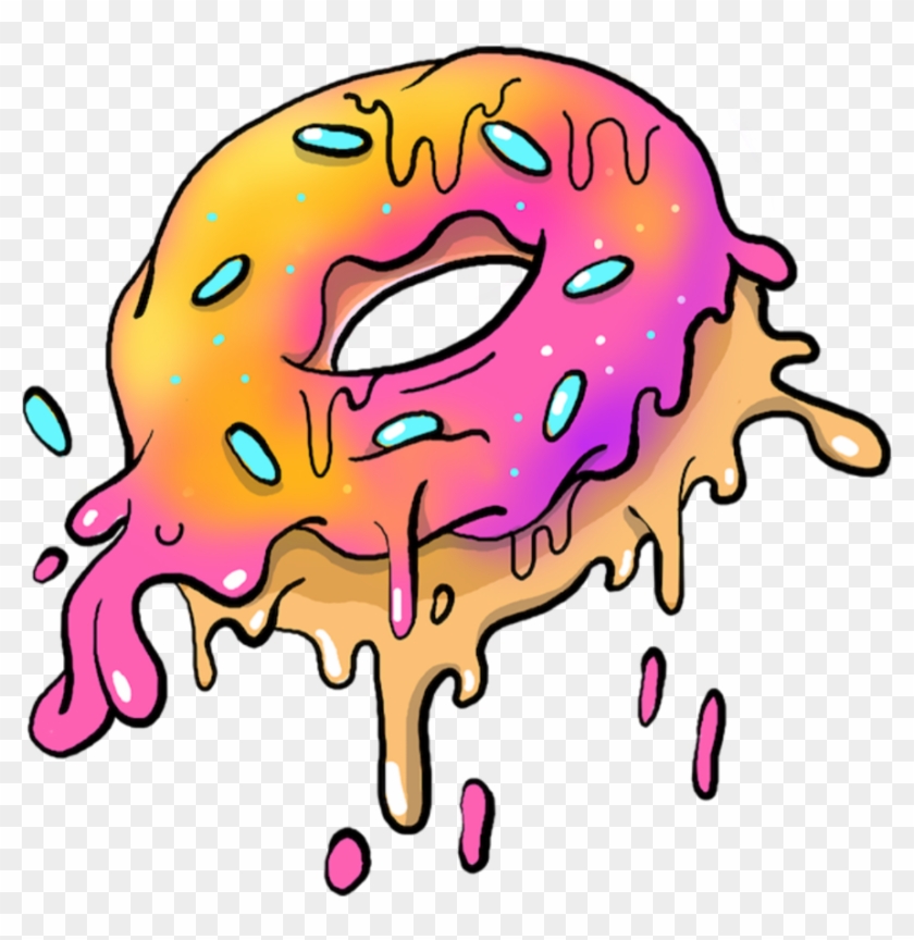 Art Tumblr Sticker Png Donut Picsart Tumblrpng Grimeart Clipart #1001347
