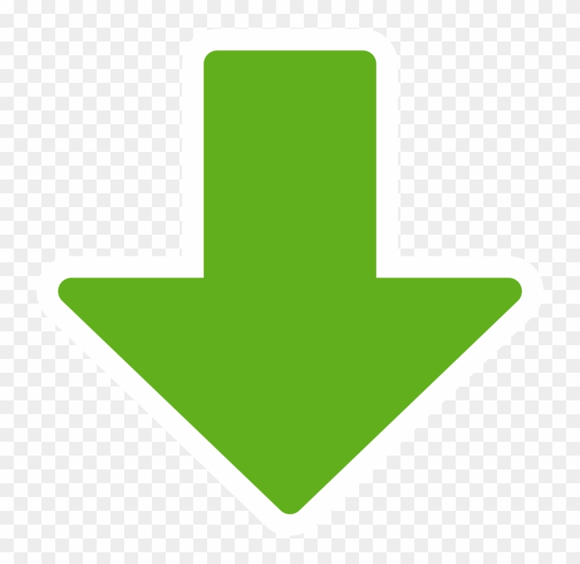 Green Arrow Symbol - Green Arrow Down Icon Clipart