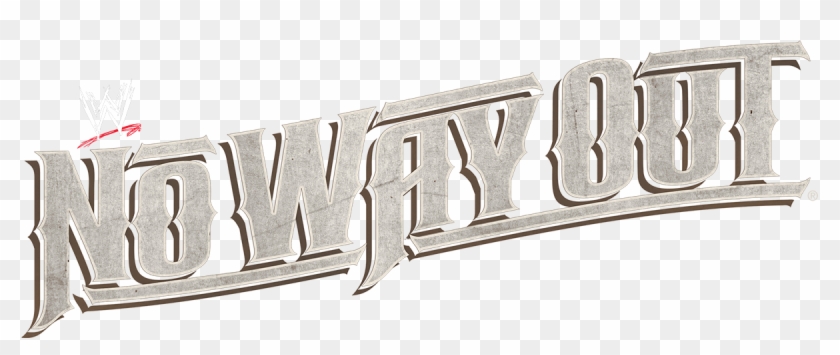 No Way Out Logo Png - Wwe No Way Out Logo Clipart #1001571