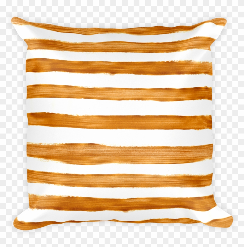Watercolor Stripe Throw Pillow Cover Clipart #1001628