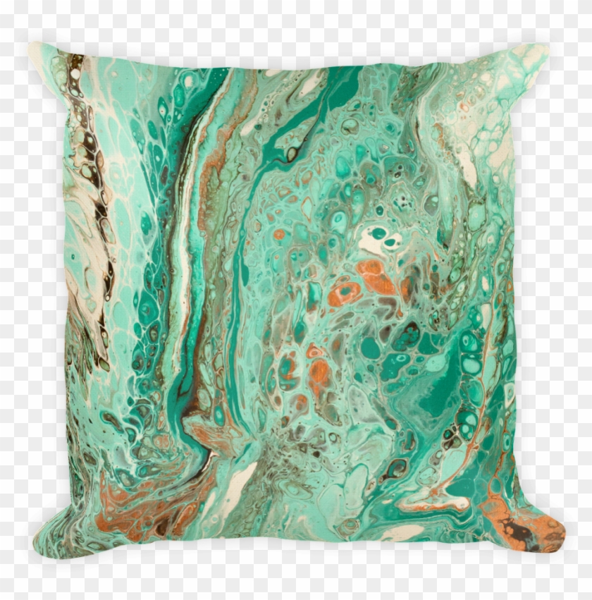 Mint Jubilee Throw Pillow - Cushion Clipart #1001708