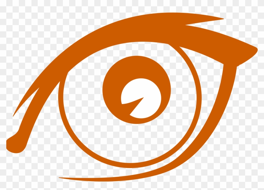 Brown Eye Clipart - Orange Eye Clipart - Png Download #1002093
