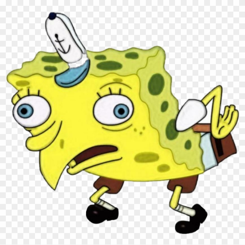 36 Spongebob Stickers Source - Spongebob Mocking Meme Png Clipart #1002363