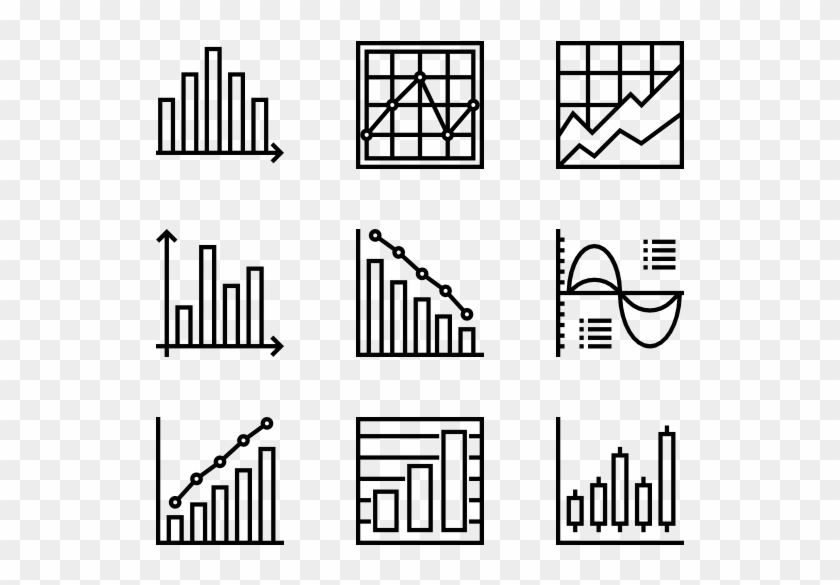 Chart - Line Art Clipart