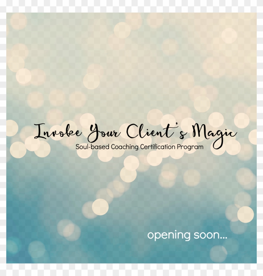 Bokeh Opening Soon Black Text - Graphic Design Clipart #1003402
