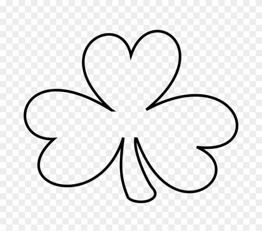 Clover Clipart - Black And White Shamrock Clip Art - Png Download