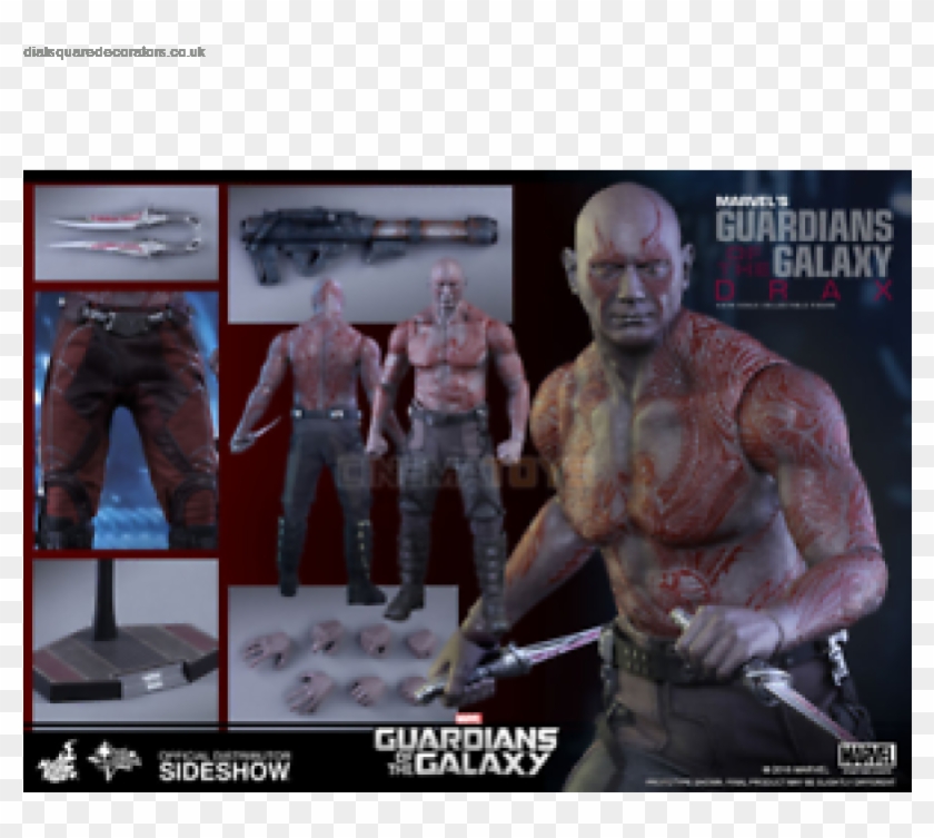 Latest Marvel Drax Is The Destroyer Sixth Scale Figure - Drax Hot Toys Clipart #1003465