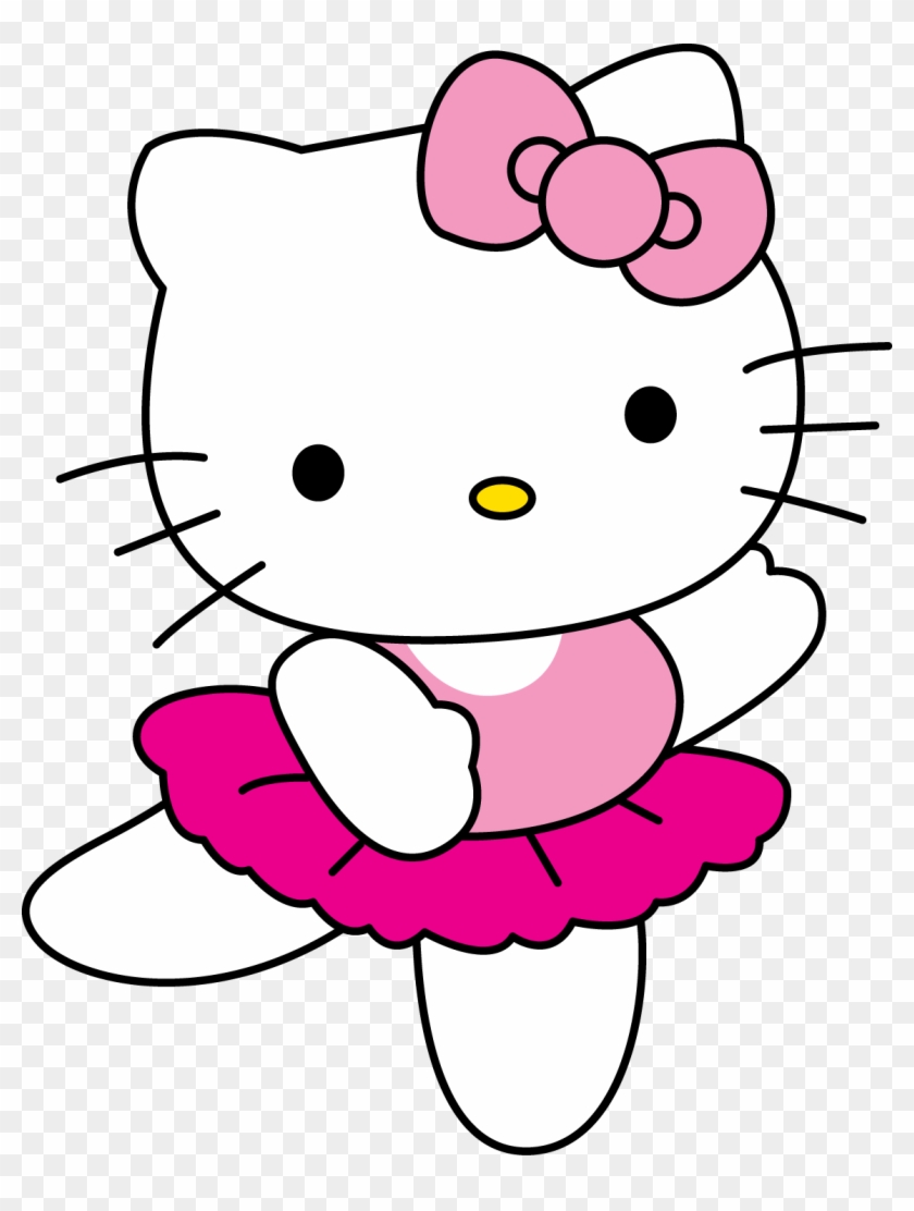 Hello Kitty Sticker Design Clipart