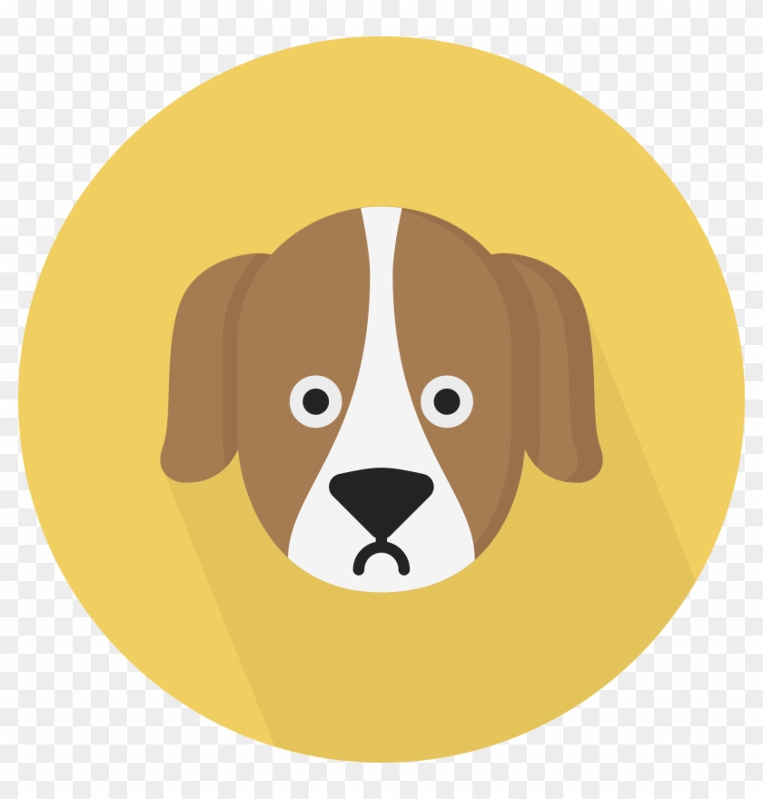 Dog Png Icon - Free Flat Animal Icons Clipart #1003967