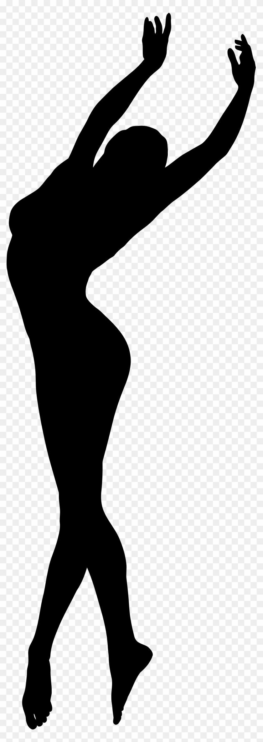 797 X 2291 14 - Silhouette Woman Dancing Ballet Clipart #1004093