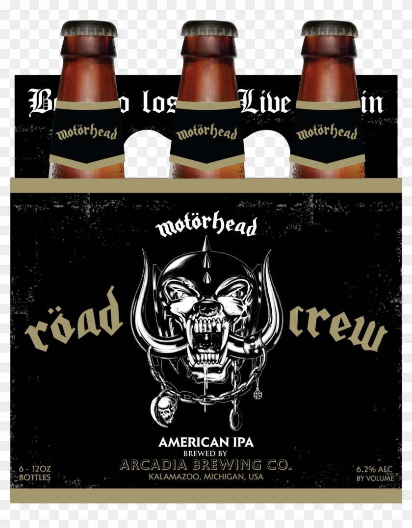 Mötorhead Röad Crew Us Beer - Arcadia Motorhead Road Crew Clipart #1004652
