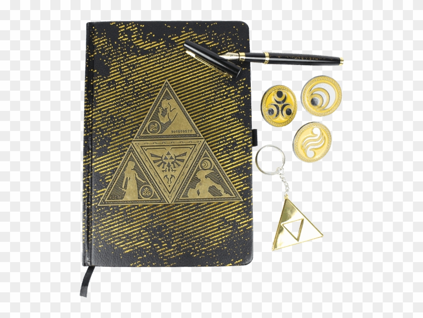 The Legend Of Zelda - Legend Of Zelda Tri Force Journal Set Clipart #1005121