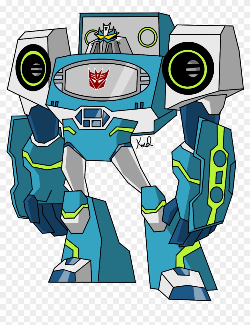 Shattered Glass Soundwave - Cartoon Clipart #1005438
