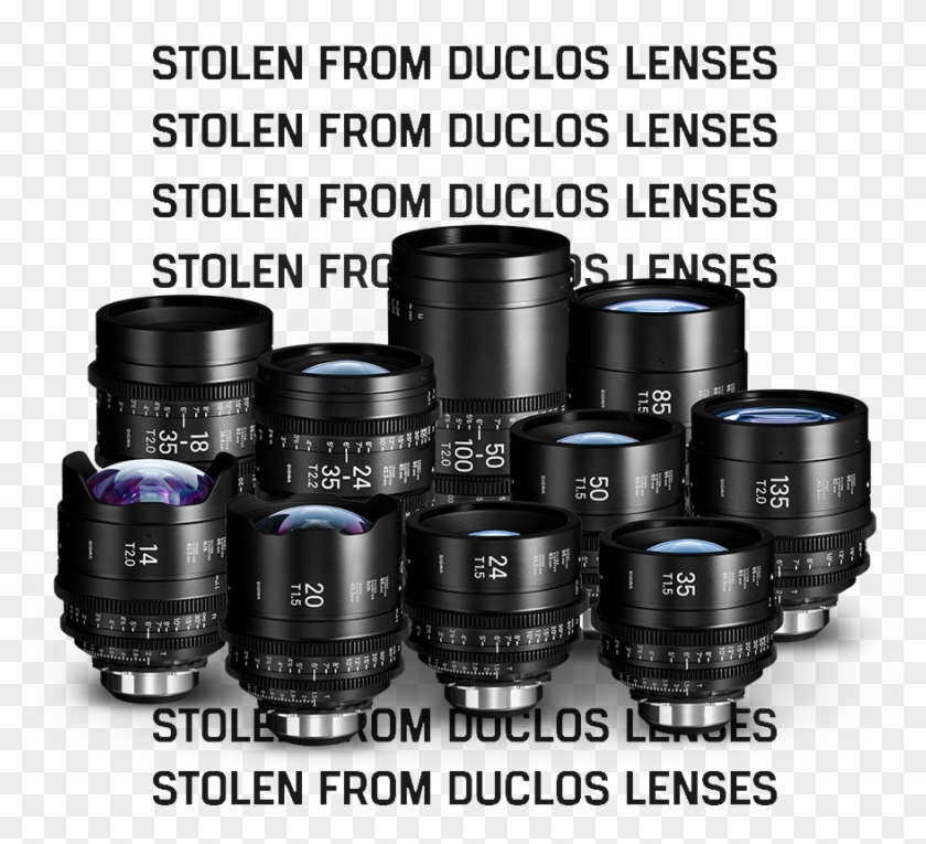 Sigma Cine Fully Luminous - Camera Lens Clipart #1005472