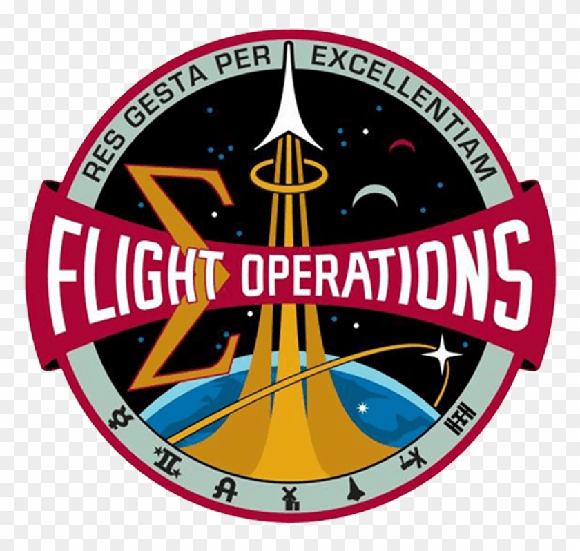 Logos In Mission Control Balettiedotcom Png Nasa Logo - Nasa Flight Operations Patch Clipart #1006346