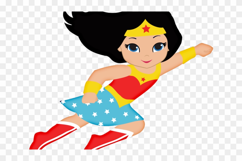 Logo Clipart Wonder Woman - Animated Wonder Woman Baby - Png Download #1006530