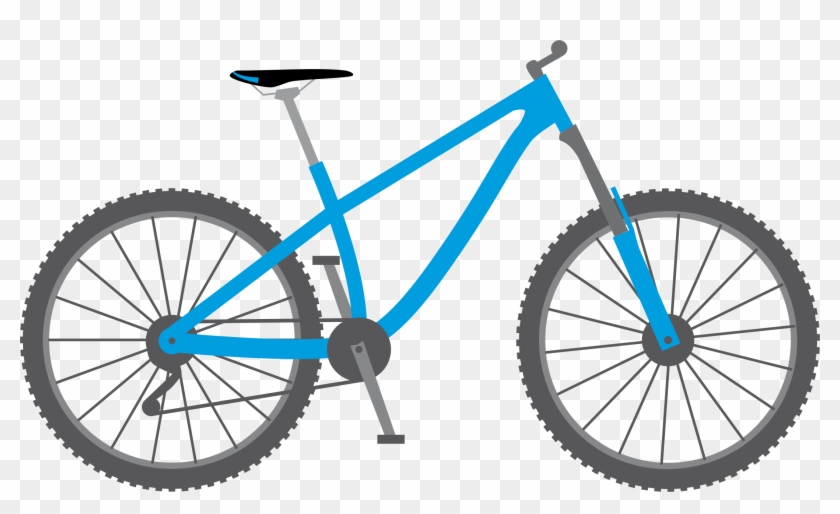 Big Image - Blue Bike Clipart - Png Download #1006710