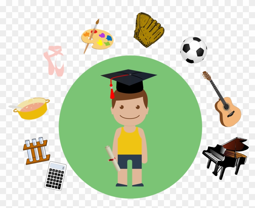 Clip Black And White Download Collection Of Extra Curricular - Extracurricular Activities - Png Download