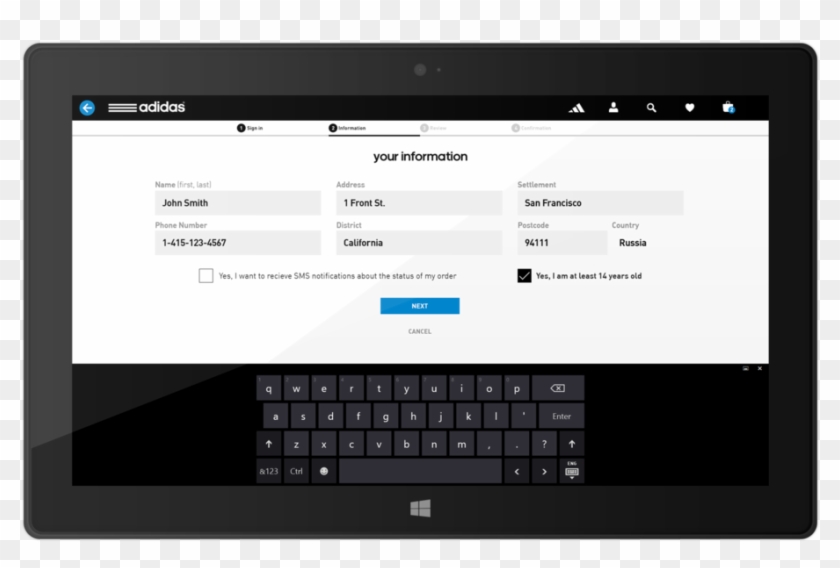 Microsoft Surface Checkout - Personal Computer Clipart #1007360