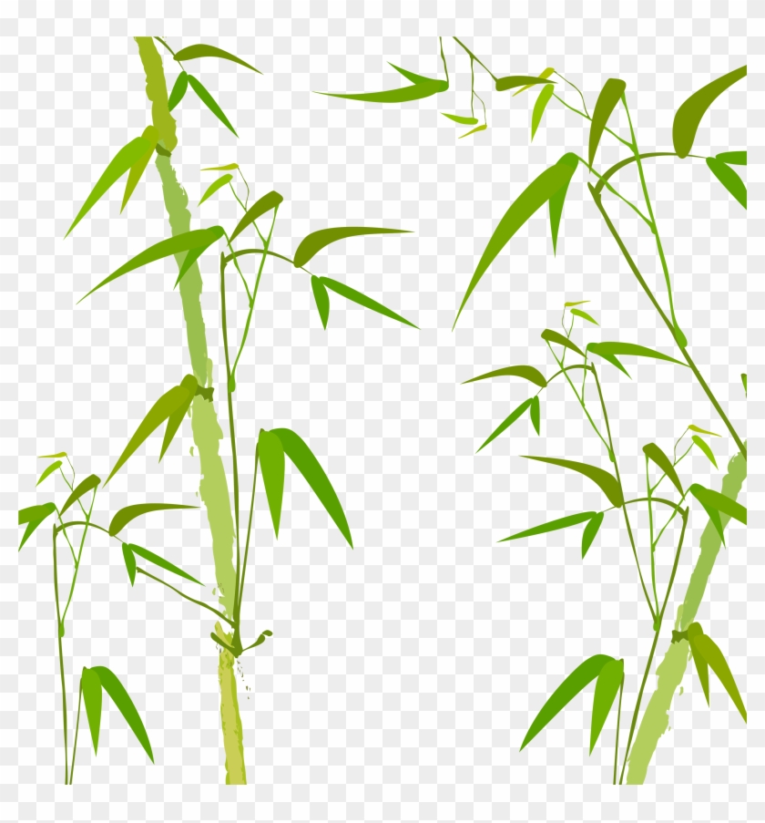 Bamboo Watercolor Painting Poster - 竹子 素材 Clipart