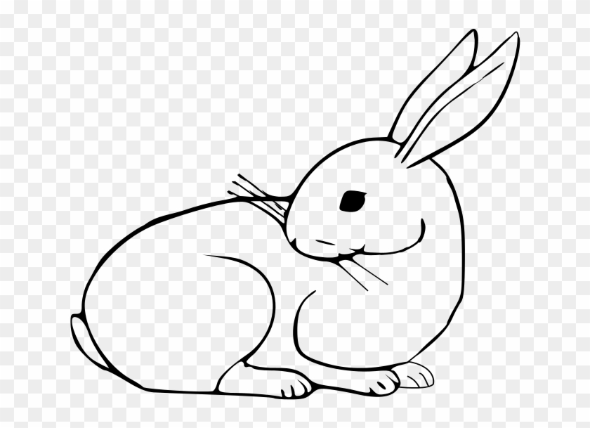 Osterhase Bild Ausmalen Clipart
