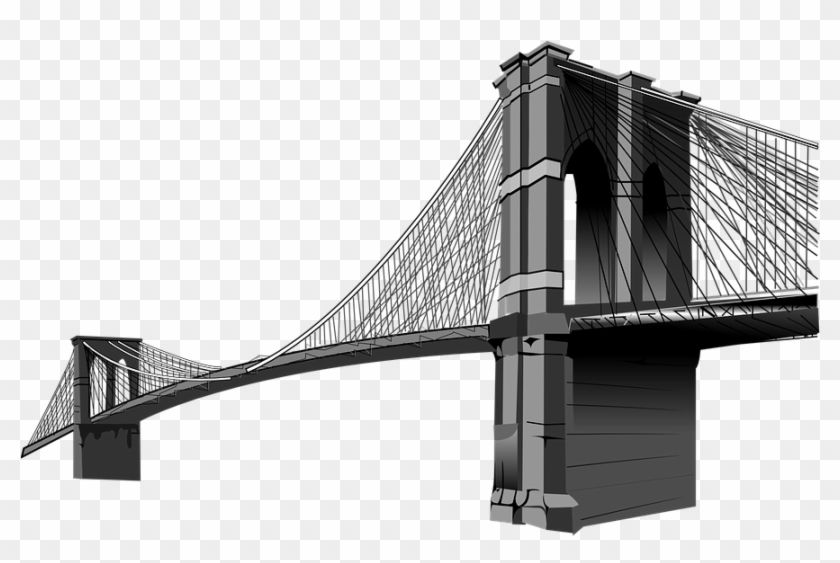Brooklyn Bridge - Brooklyn Bridge Png Clipart #1007709