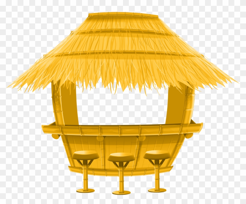 Thatched Bamboo Tiki Bar Png Clip Art Image Transparent Png