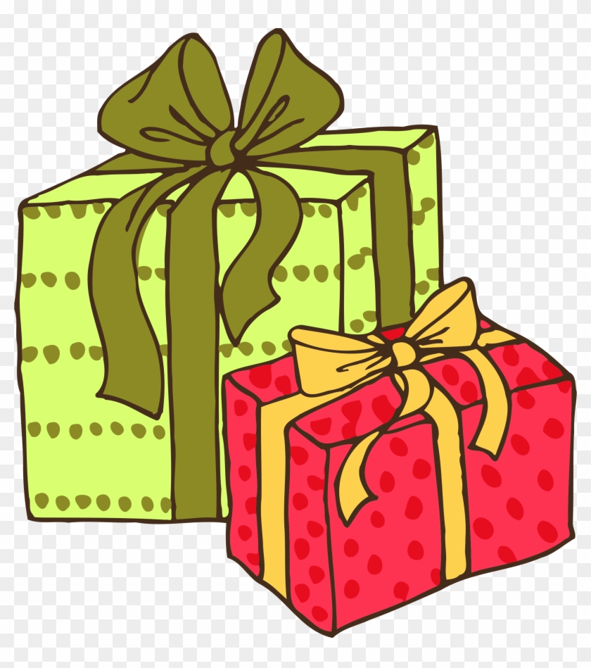 Clip Art Presents - Wrapping Paper Clipart - Png Download