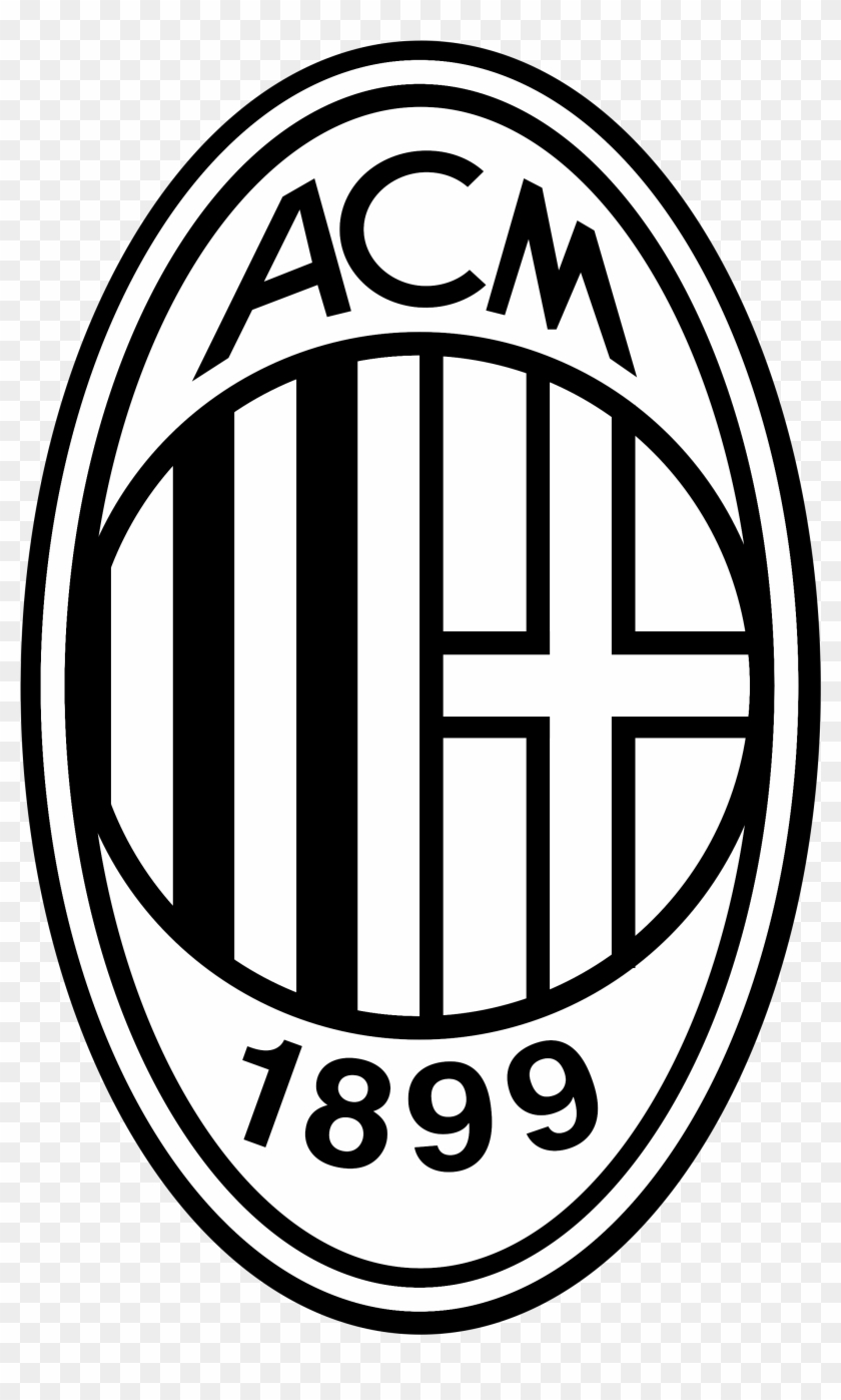 Cool White Facebook Logo With Bmw Logo Vector - Ac Milan Logo Png Clipart