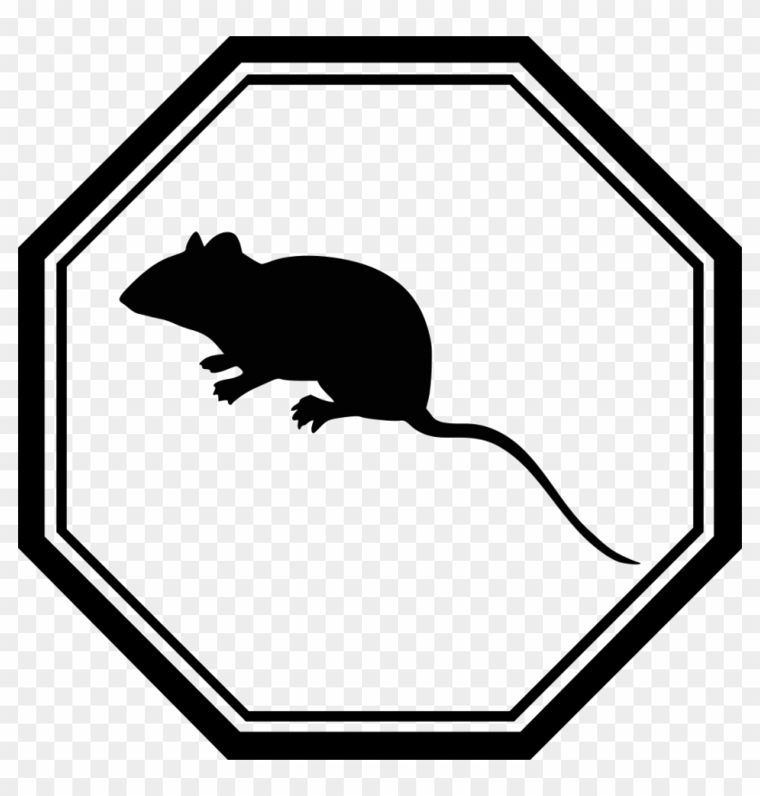 File - Rat 2 - Svg - Silhouette Mouse Clipart #1008051