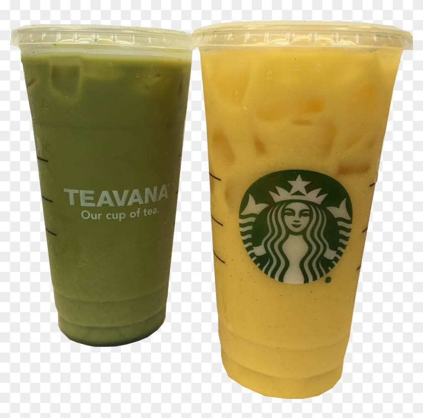 Starbucks' Orange Drink And Green Drink - Health Shake Clipart #1008054