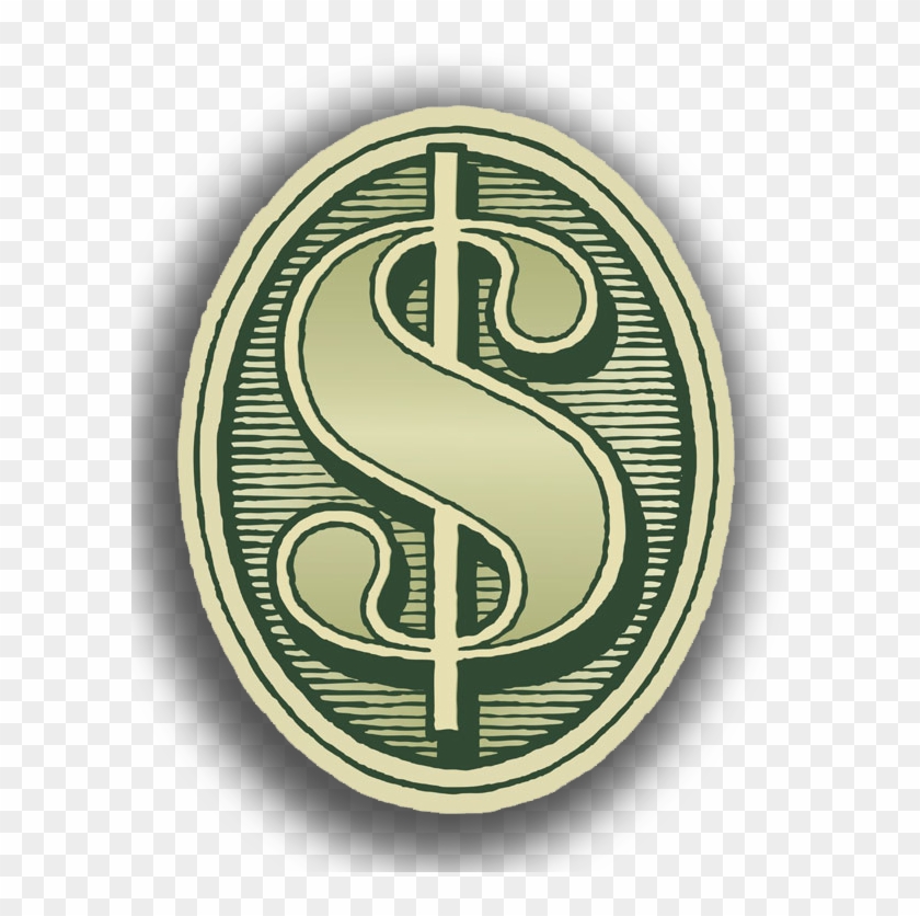 Dollar Sign Engraving Clipart #1008084