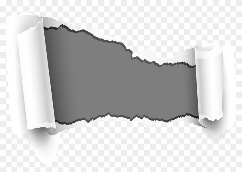 Paper Tear Vector - Transparent Tear Paper Png Clipart