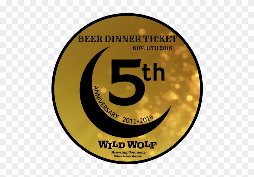Beer Dinner Ticket - Circle Clipart