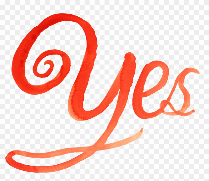 Words Yes Starbucks Png - Calligraphy Clipart