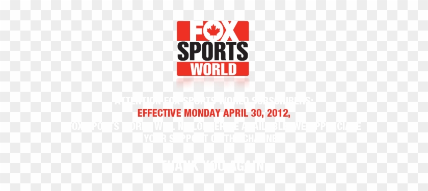 Rip Fswc - Fox Sports Clipart #1008380