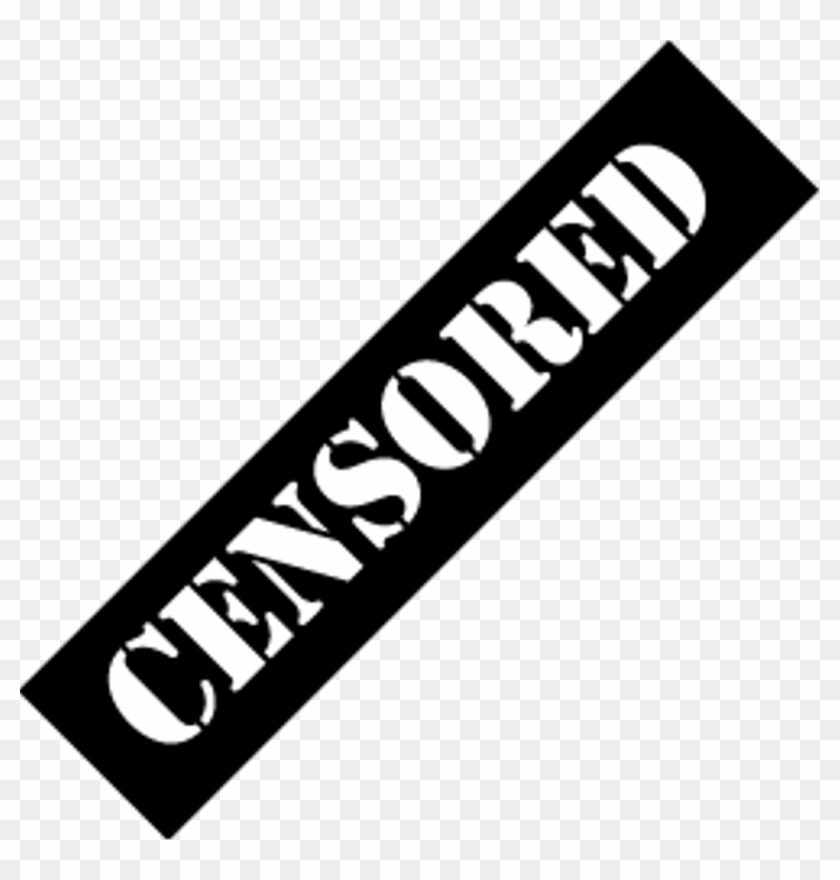 Censored Sticker - Taps Clipart #1008517