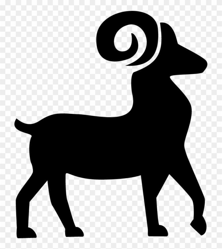 Goat Shadow Clipart #1008579