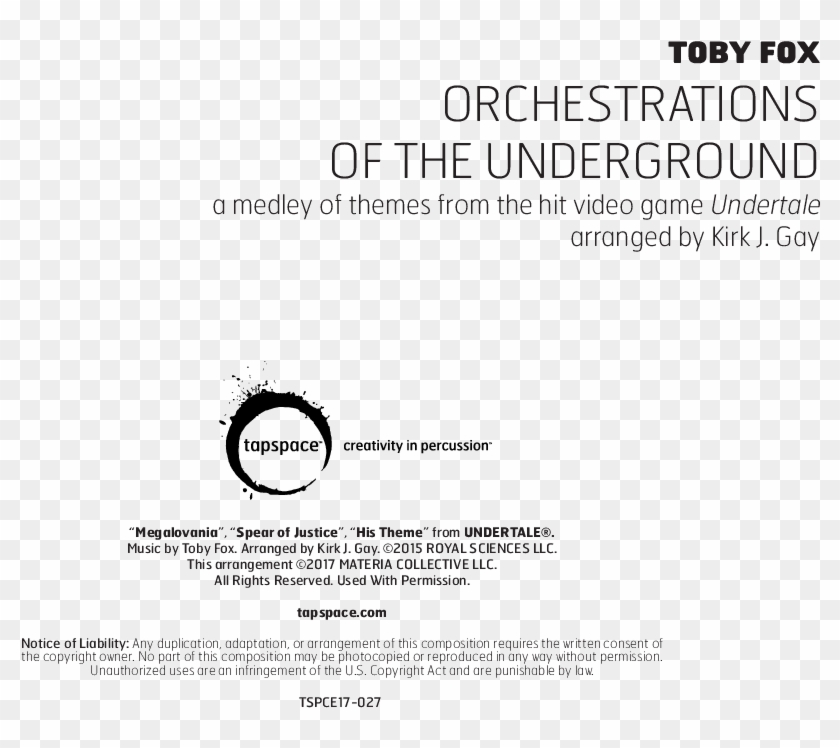 Orchestrations Of The Underground Thumbnail Orchestrations - Tapspace Clipart #1009021