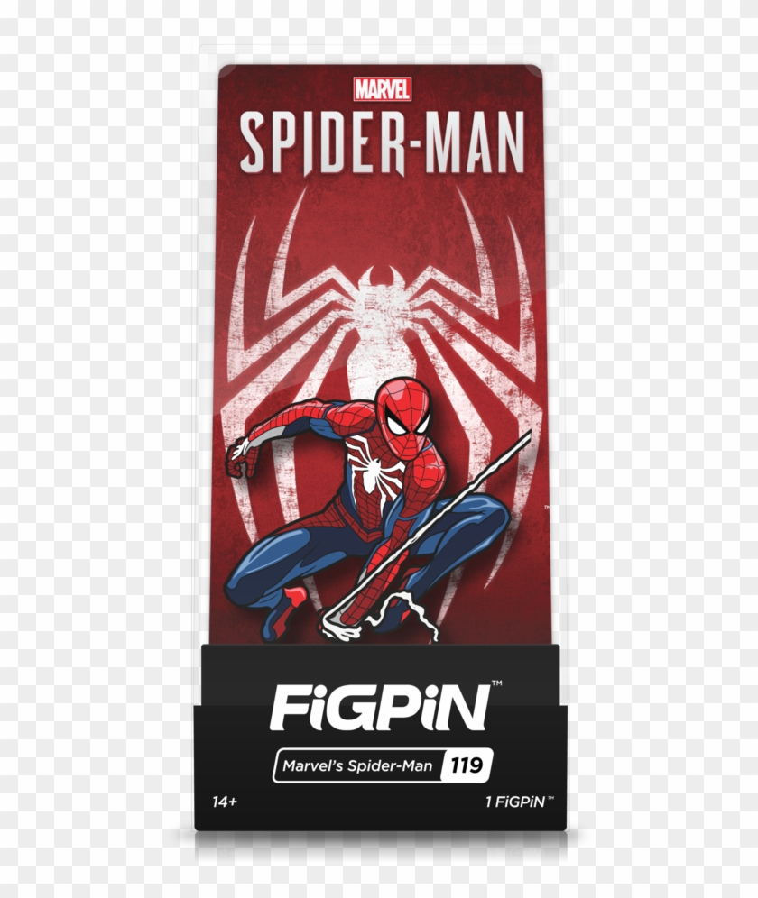 Spider Man Ps4 Figpin , Png Download Clipart