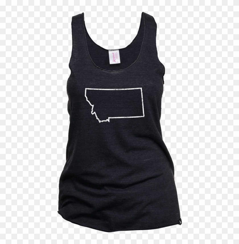 Aspinwall Outline Tri Black Womens Tank - Active Tank Clipart