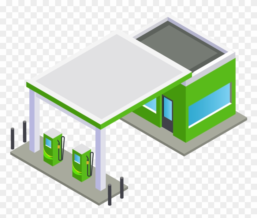 File - Gasolinera - Gasolinera Png Clipart