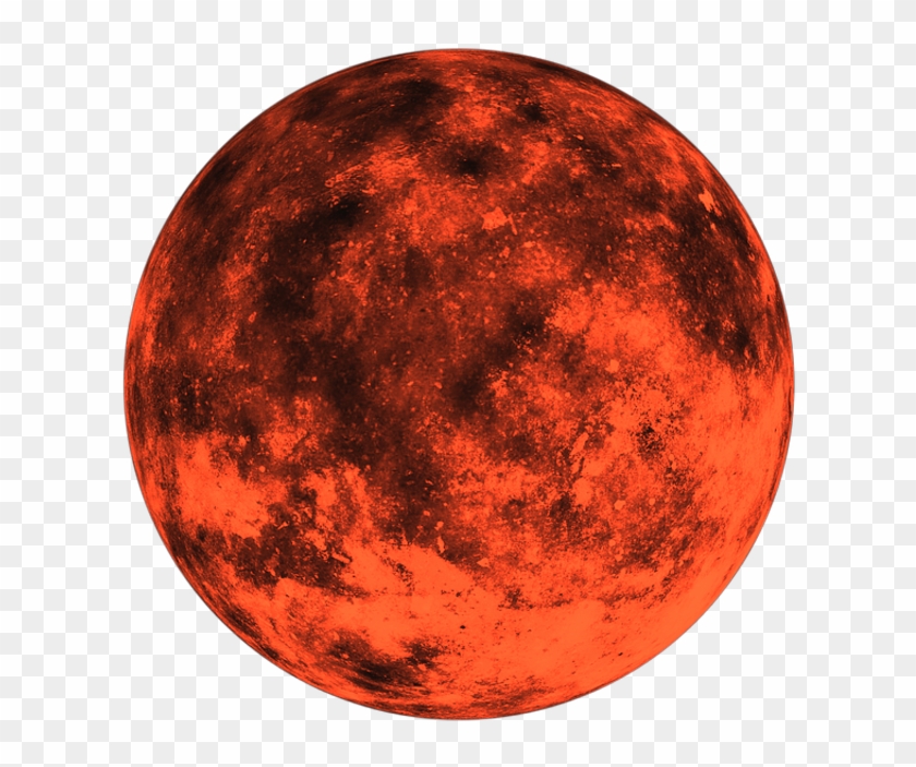 Blood Moon Transparent - Moon Clipart #1009442